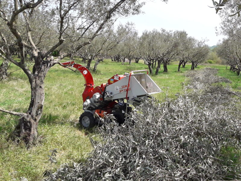 Drobilec organski odpadkov - motorni